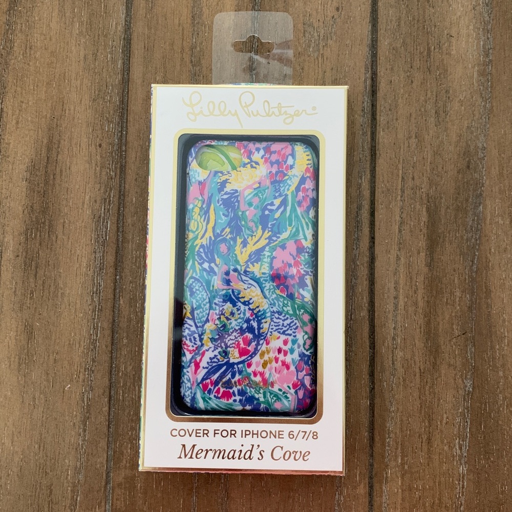 Lilly Pulitzer Mermaids Cove iPhone cover
